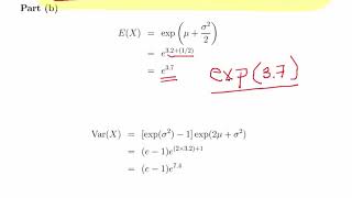 Lognormal Distribution  Worked Example [upl. by Veta]