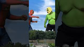 Captain America and SpiderMan team up to destroy the obese monster spideylife [upl. by Nnyrb]