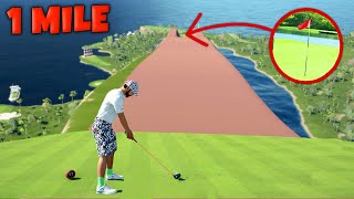 The LONGEST Golf Hole EVER PGA Tour 2K21 [upl. by Aronoff]