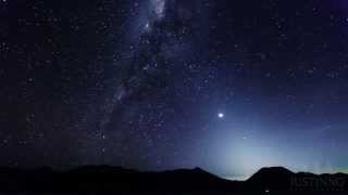 Rare Zodiacal Light  Milky Way Backlight 3 Volcanoes  Timelapse Video [upl. by Doralin948]