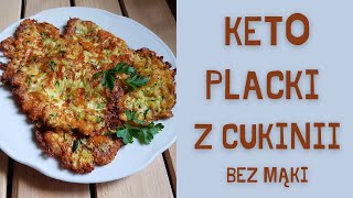 KETO PLACKI Z CUKINII tylko TRZY SKŁADNIKI [upl. by Aipmylo]