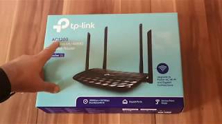 Unboxing the TPLink Archer C6 v2 wireless router [upl. by Joey]