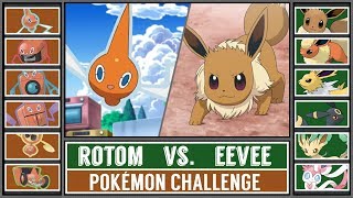 POKÉMON FORM BATTLE EEVEE vs ROTOM Pokémon SunMoon [upl. by Ravid]