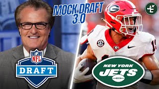 Reacting To Mel Kipers Mock Draft 30  NY Jets Draft Brock Bowers  2024 NFL Draft [upl. by Kriste]