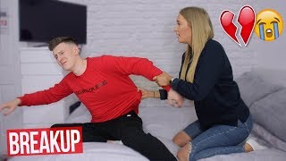 BREAK UP PRANK ON MY GIRLFRIEND GONE WRONG [upl. by Enel]