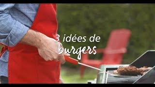 Voici 3 idées de burgers délicieux [upl. by Yrneh]