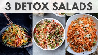 Super Easy Detox Salad Recipes Part 1  Healthy Dinner Recipes to Lose Weight [upl. by Htederem506]