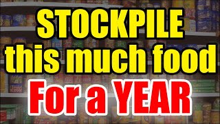 ULTIMATE Guide to the BEST FOOD to STOCKPILE for an Entire YEAR [upl. by Larsen]