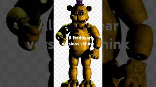 Fredbear versions [upl. by Nathanil]