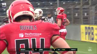 SharkWater GFL 2021 Potsdam Royals  New Yorker Lions [upl. by Amak]