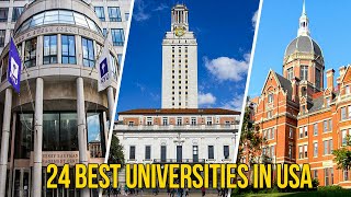 24 Best Universities in USA [upl. by Richmal]