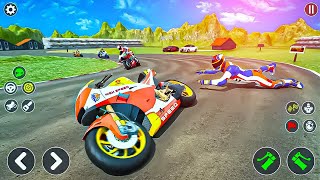 MOTO RIDER BIKE RACING 2024  MOTORCROSS BIKE DRIVING  MOTOR BIKE RACING  ANDROID GAMEPLAY FHD [upl. by Ennahs803]