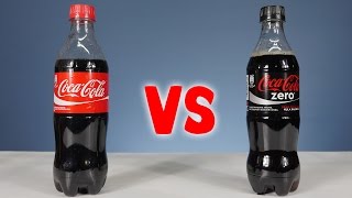 Experiment Coca Cola vs Coca Cola Zero [upl. by Akahc]