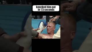 The fastest KNOCKOUT in boxing HISTORY Even Mike Tyson couldn’t pull THAT off shorts [upl. by Survance]