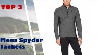 3 Best Mens Spyder Jackets  Mens Spyder Jackets Reviews of 2019 [upl. by Frannie138]