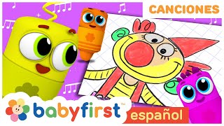 Cabeza Hombros Rodillas y Pies  Canciones Infantiles de Ejercicios en Español  BabyFirst Español [upl. by Michelle]