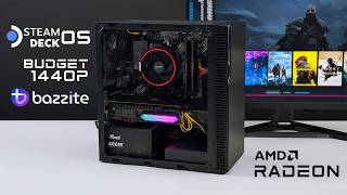 We Built The FAST Budget 1440P Steam Deck OS Gaming PC [upl. by Hortensia612]