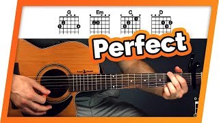 Perfect Guitar Tutorial Ed Sheeran Easy Chords Guitar Lesson [upl. by Novy]