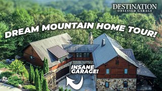 Inside the Ultimate Mountain Mansion  A Car Enthusiasts Dream Home  Full House Tour [upl. by Ydnik345]