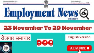 Employment Newspaper Highlights November 23  November 29 2024  Latest Job Vacancies amp Updates [upl. by Doralyn63]