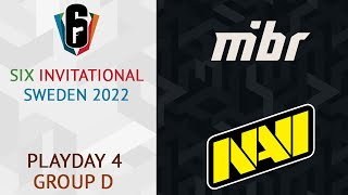 MIBR vs NAVI Game 2  Chalet  Six Invitational 2022 [upl. by Xanthe]