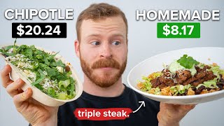 Can I make Chipotle’s Burrito Bowl cheaper healthier and better tasting [upl. by Ahselrak137]