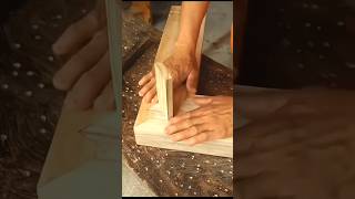 Incredible Wood Joint without Screw or Nails 😞short satisfying [upl. by Suirrad762]