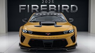 All New  2025 Pontiac Firebird Officially Unveiled first Look [upl. by Lainad]