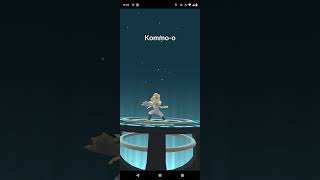 Evolving my HUNDO hakamoo hundo pokemongo [upl. by Akinas]