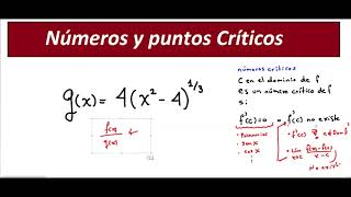 Números y puntos críticos [upl. by Cecilius34]