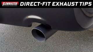 200919 RAM 1500 57L Hemi  Directfit Black Stainless Steel Exhaust Tips 15356B [upl. by Ranson]