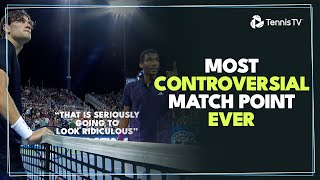 The Most CONTROVERSIAL Match Point Ever  Draper vs AugerAliassime Cincinnati 2024 [upl. by Ettenawtna672]