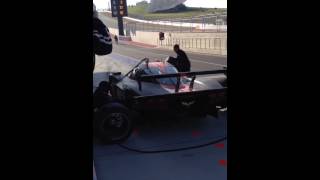 Wayne Taylor Racing practice pit stop HD [upl. by Trilbi219]