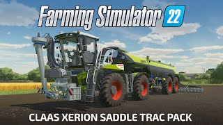 CLAAS XERION 4200 SADDLE TRAC  Farming Simulator 22 [upl. by Rudolf]