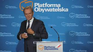 Donald Tusk odpowiada na pytanie TVP INFO [upl. by Francie]