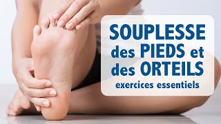 SOUPLESSE des pieds et orteils des exercices essentiels niv 1  débutant [upl. by Aysahc736]