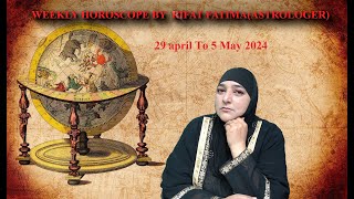 Rifat Fatima Live Stream 29 April To 5 May 2024 weekly horoscope astrologer Birth stone Part 1 [upl. by Ichabod21]