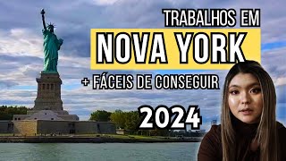 10 Trabalhos mais faceis de conseguir em Nova York em 2024 para Brasileiros [upl. by Yliak717]