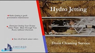 Hydro Jetting Services in Chicago IL  Best Hydro Jet Drain Cleaning Solutions [upl. by Haerr]