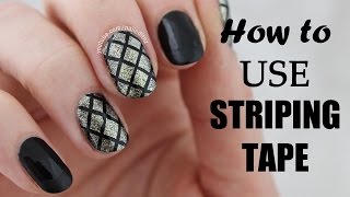 Easy striping tape nail art ideas [upl. by Zulema195]