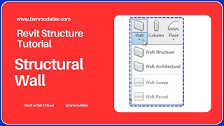 06Revit Structure Structural Wall [upl. by Franza]