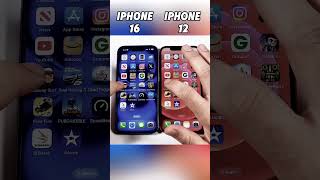 iPhone 16 vs iPhone 12 INSANE Speed Test ⚡ Who’s the Real King ShortsViralVideo [upl. by Ferd]