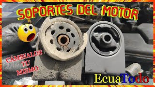 COMO CAMBIAR SOPORTES DEL MOTOR MAZDA ALLEGRO [upl. by Gnud955]