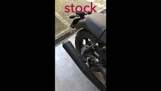 Moto Guzzi V7 iii Stone Mistral Exhaust Shorty [upl. by Clementius]