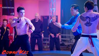 Robby Keene vs Hawk FINAL FIGHT Part22 1080p 60fps  Cobra Kai Season 4 [upl. by Jasmine241]