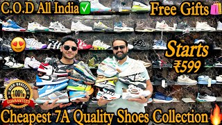 Cheapest 7A Quality Shoes In Kolkata  Kolkata Shoes Market  Shine Shoes Cheapest Shoes Collection [upl. by Nyliak176]