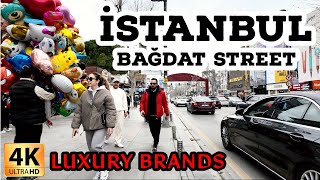 ISTANBUL FAMOUS BAGDAT STREET WALKING TOUR 4K UHD HIGH QUALITY [upl. by Airrehs650]