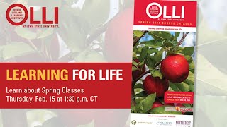 Learn about Spring 2024 OLLI Classes [upl. by Lerrehs]