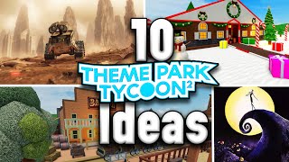 10 IDEAS for BEGINNERS  Theme Park Tycoon 2 [upl. by Ocko]