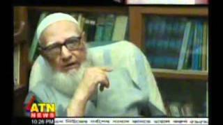 Professor Ghulam azam exclusive interview about war crimemp4 [upl. by Aicertap]